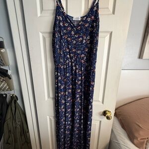 Floral Maxi Dress in Blue